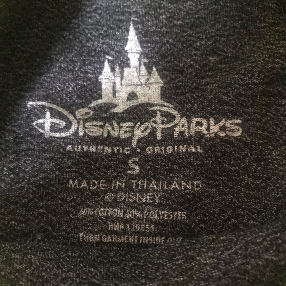 Walt Disney World Mickey Halloween Raglan Tee - Neon Yellow & Charcoal NWOT - Picture 2 of 2